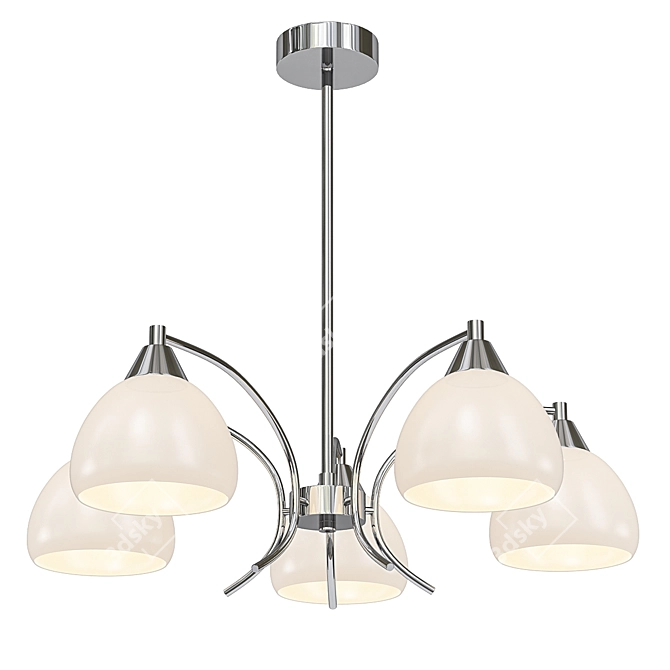 Stylish Freya Cindy Ceiling Chandelier 3D model image 1