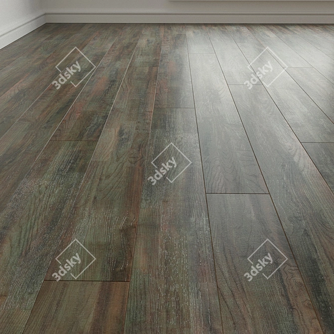 Green Light Parquet Laminate 3D model image 1