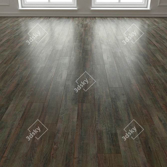 Green Light Parquet Laminate 3D model image 3