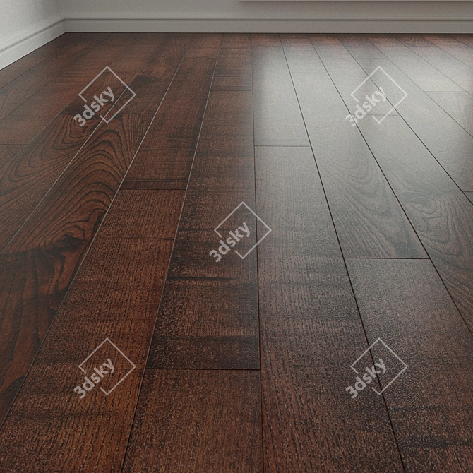 Rumba Ash Cave Laminate Parquet 3D model image 1