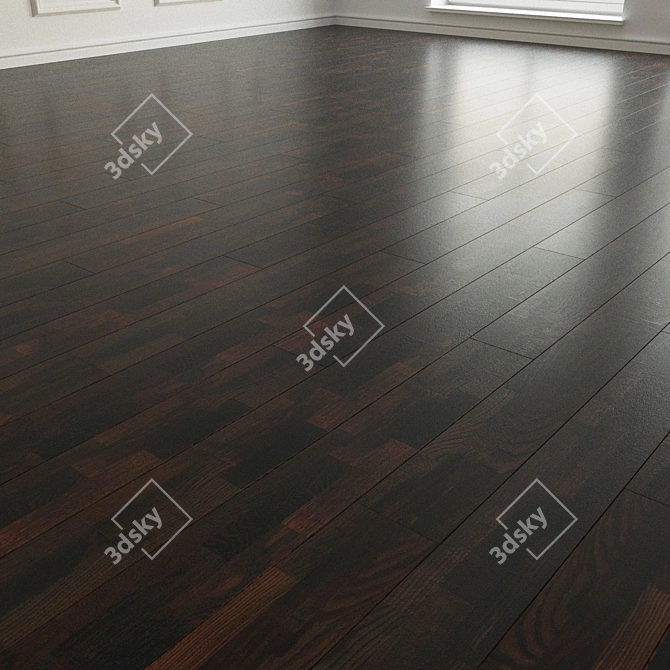 Salsa Oak Java Laminate Parquet 3D model image 2