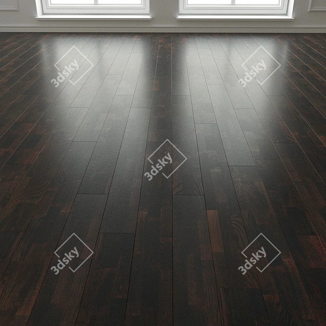 Salsa Oak Java Laminate Parquet 3D model image 3