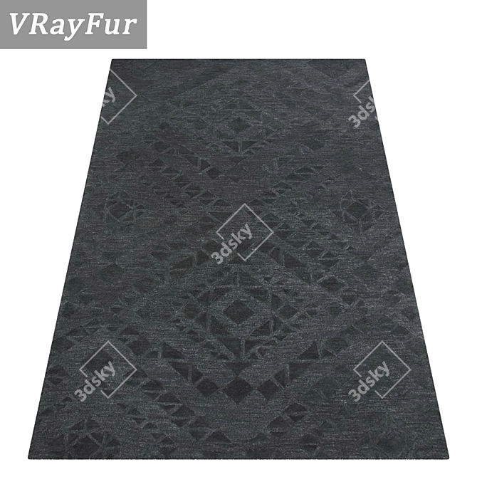 High-Quality Carpets Set 3D model image 2