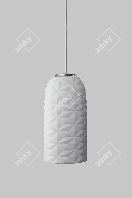 Elegant Ceramic Pendant Light 3D model image 5