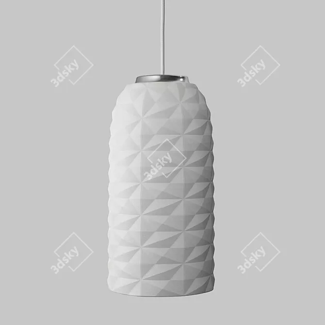 Elegant Ceramic Pendant Light 3D model image 6