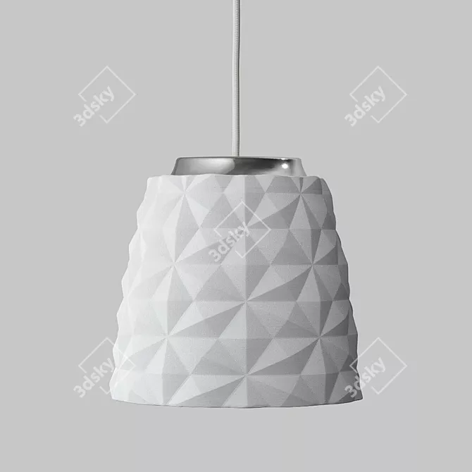 Modern Ceramic Pendant Light Kit 3D model image 5