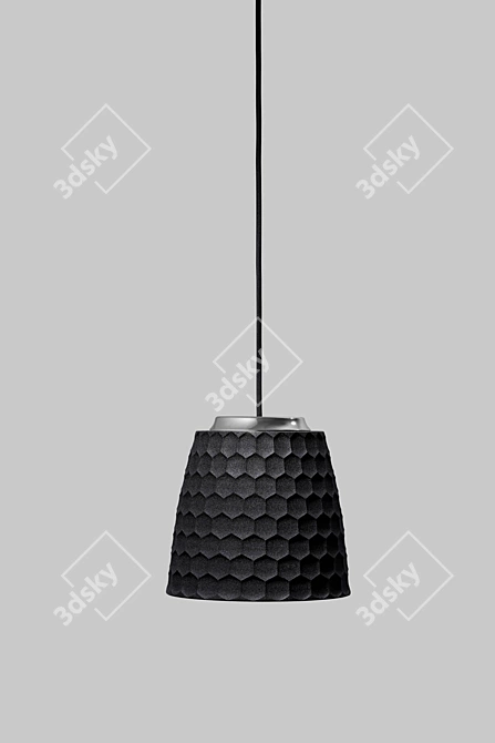 Title: Hexagonal Elegance Luminaire 3D model image 1