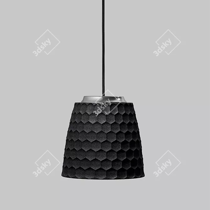 Title: Hexagonal Elegance Luminaire 3D model image 5
