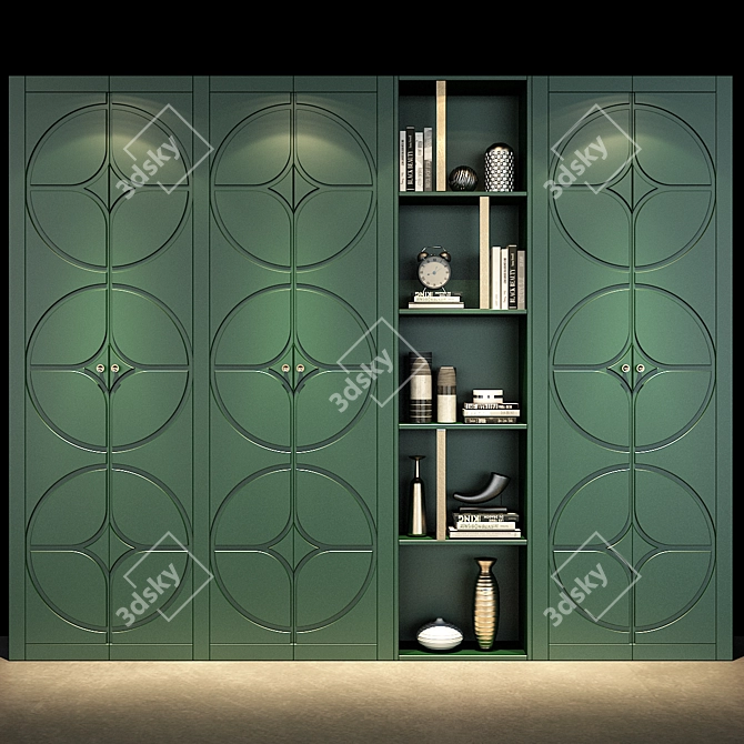 Modern Storage Cabinet 3D model image 1