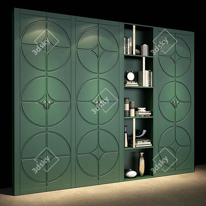 Modern Storage Cabinet 3D model image 2