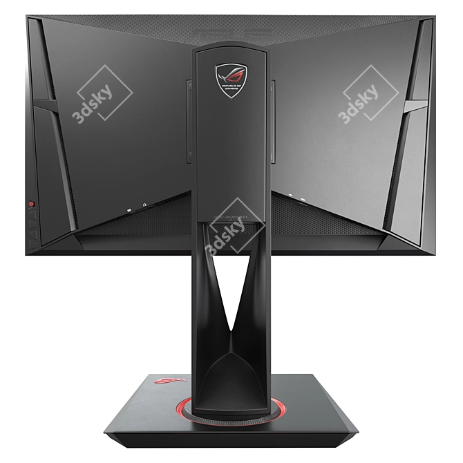 Ultra-Fast Gaming Monitor 3D model image 2