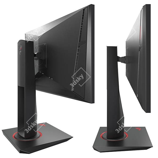 Ultra-Fast Gaming Monitor 3D model image 3