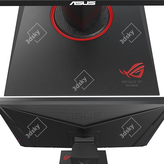 Ultra-Fast Gaming Monitor 3D model image 4