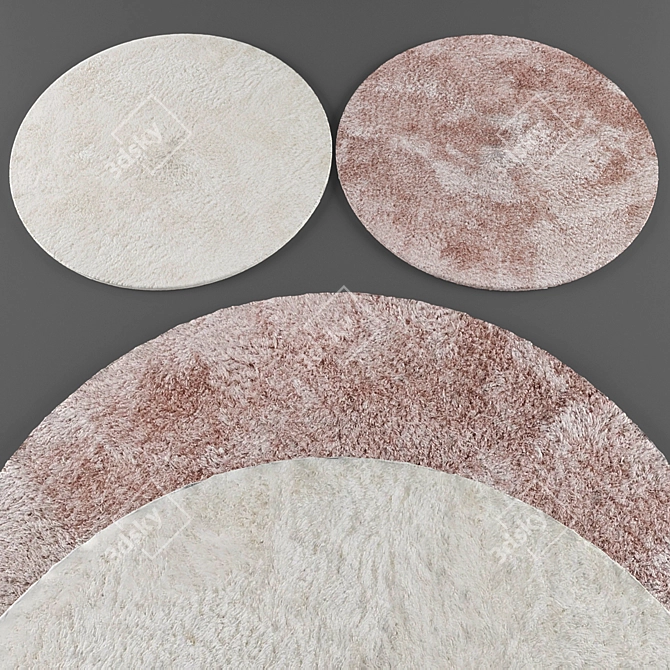 Round Rugs Collection 153 3D model image 2