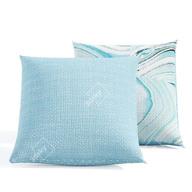 Vibrant Jailene Pillow: Modern Style with PBR Textures 3D model image 2