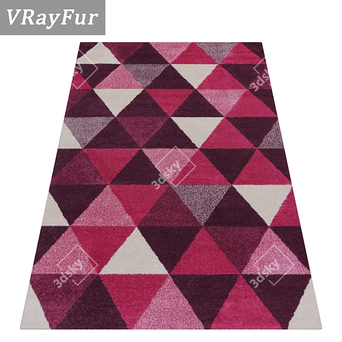 Premium Carpet Set: High-Quality Textures, Multiple Styles 3D model image 2