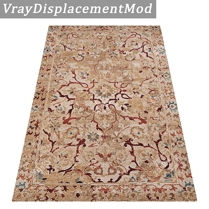 Luxury Carpet Set: 3 High-Quality Textures 3D model image 3