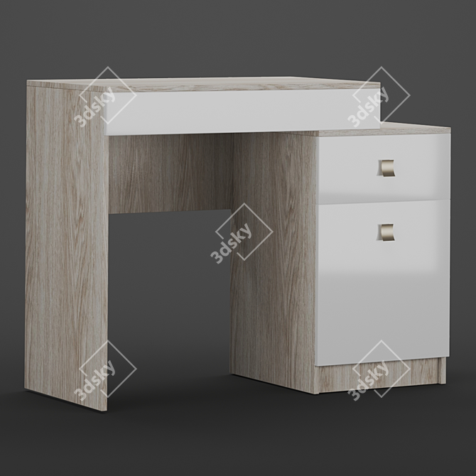 Nord Dressing Table: Sleek and Scandinavian 3D model image 1