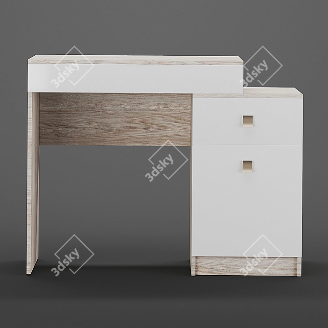 Nord Dressing Table: Sleek and Scandinavian 3D model image 3