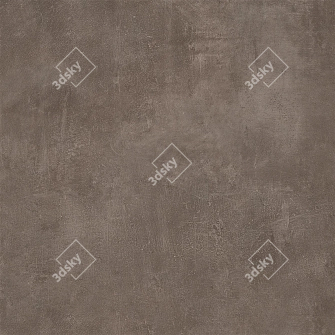 Brown Ares Concrete Wall Tiles 3D model image 5