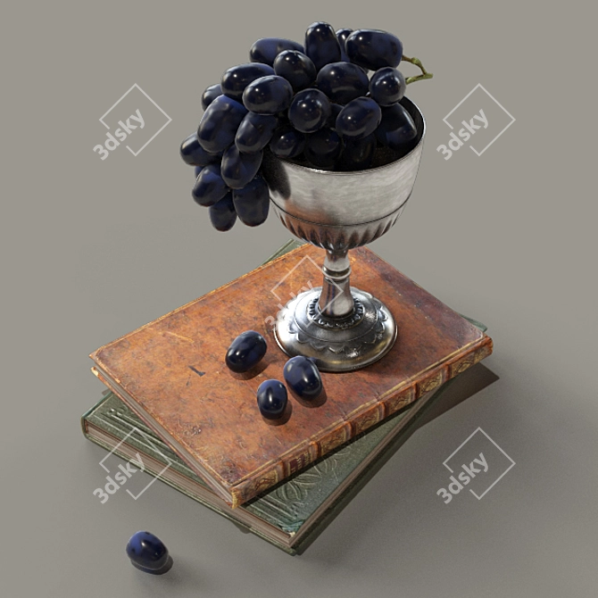 Elegant Table Setting Decor 3D model image 2