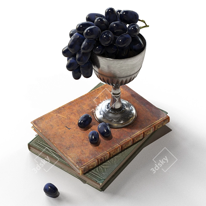 Elegant Table Setting Decor 3D model image 7