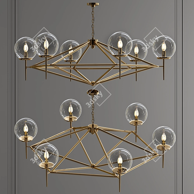 ROWAN_G: Modern Adjustable Lighting Fixture 3D model image 1