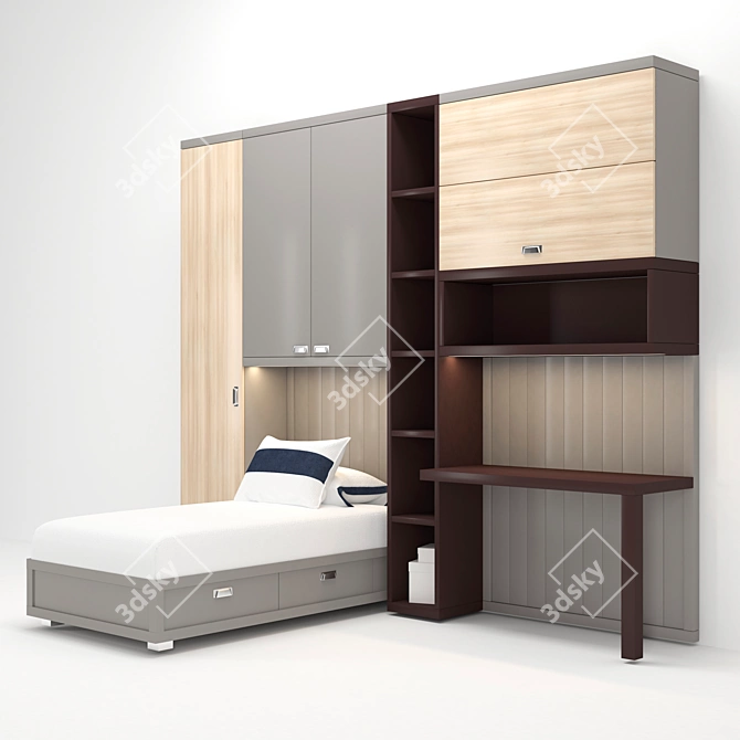 Teenage Furniture Set | Custom Made 3D model image 6