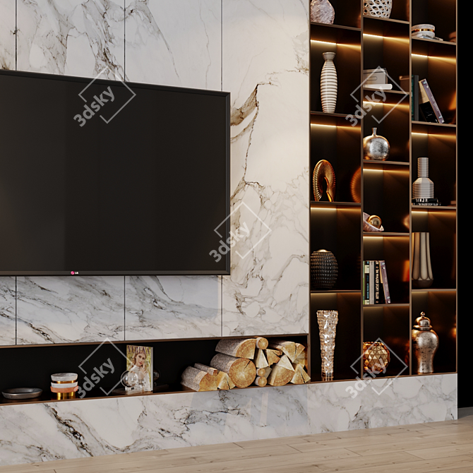 TV Set 137: Clear Picture, Optimal Size 3D model image 4