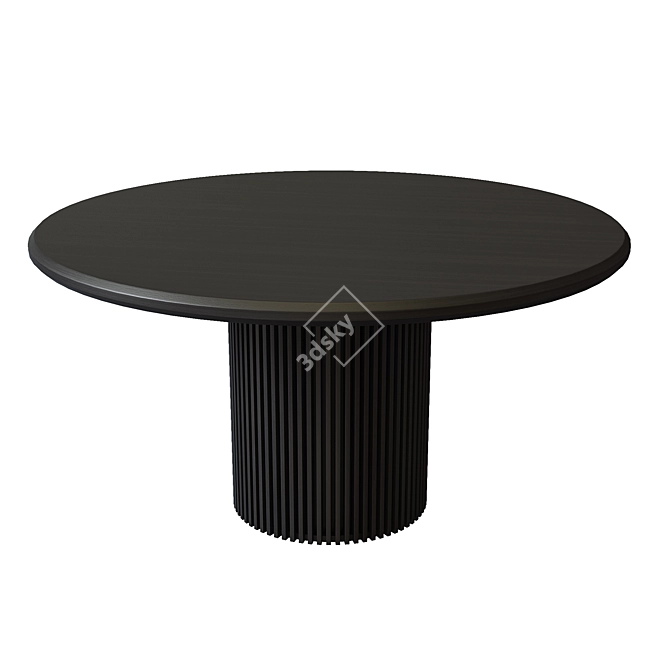  Sleek Office Meeting Table 3D model image 1