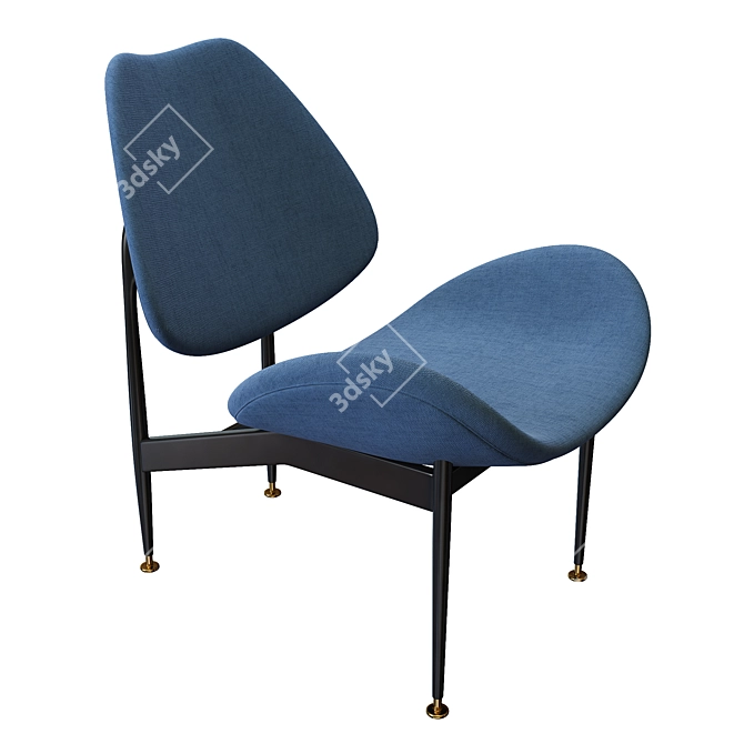 Featherston Scape Chair: Modern Comfort for your Home 3D model image 1