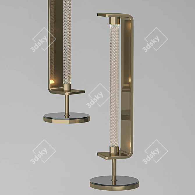 Elegant Stradivari Table Lamp 3D model image 1