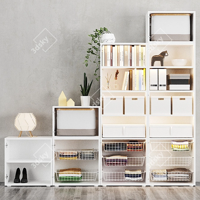 OPHUS Combined Storage Cabinet | IKEA 3D model image 4