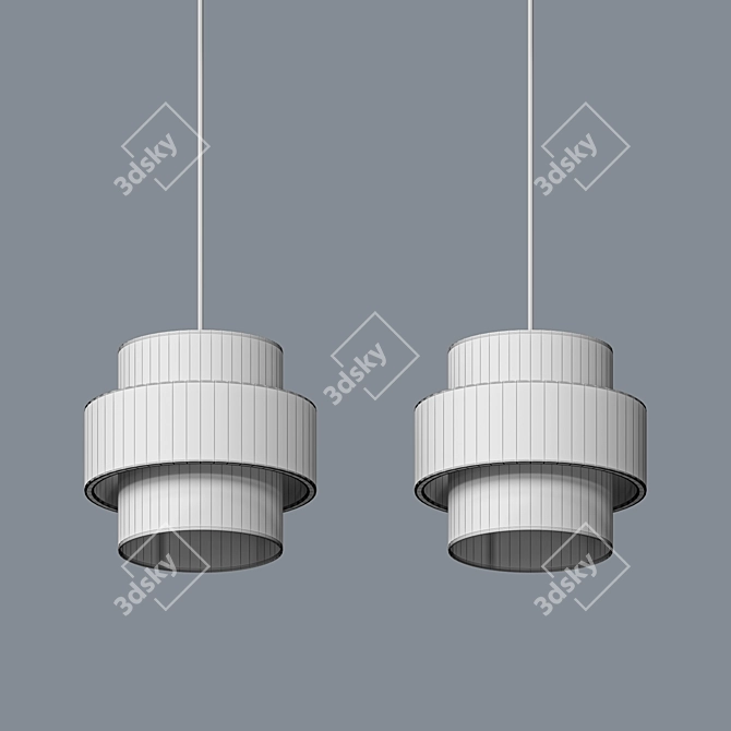 Chic Cologne Chandelier 3D model image 2