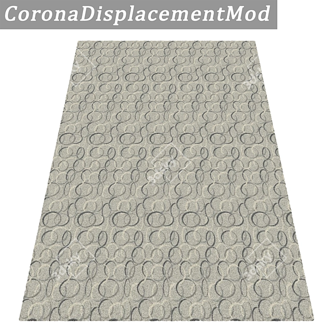 Premium Carpet Set: 3 High-Quality Textured Options 3D model image 4