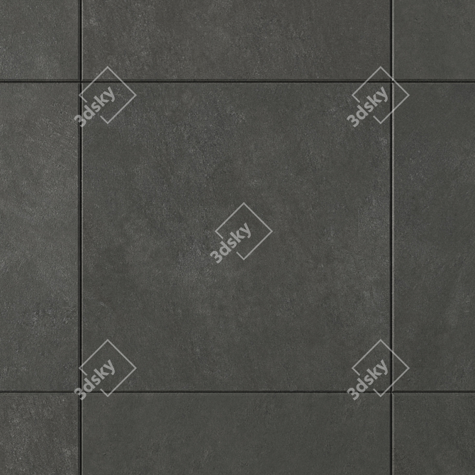  Cumulus Black Concrete Wall Tiles 3D model image 2