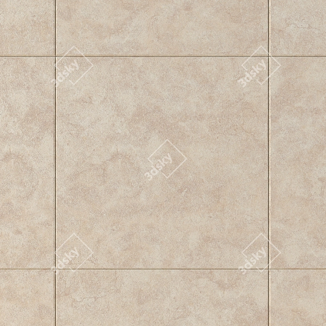 Nirvana Beige Concrete Wall Tiles 3D model image 2