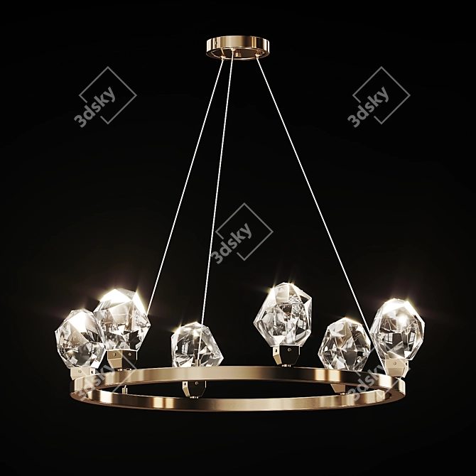 Crystal Chandelier | Lampatron CRISTEL R 3D model image 1