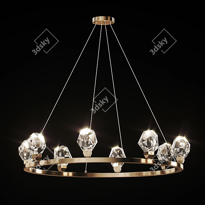 Crystal Chandelier | Lampatron CRISTEL R 3D model image 2