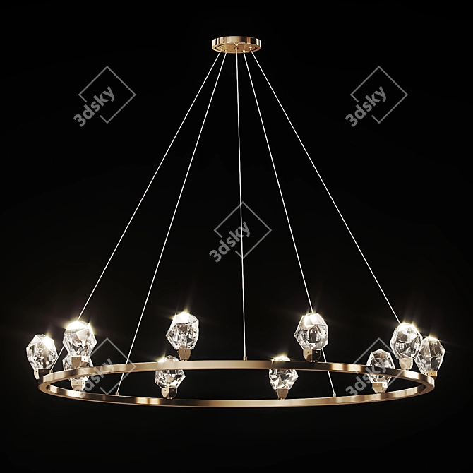 Crystal Chandelier | Lampatron CRISTEL R 3D model image 3