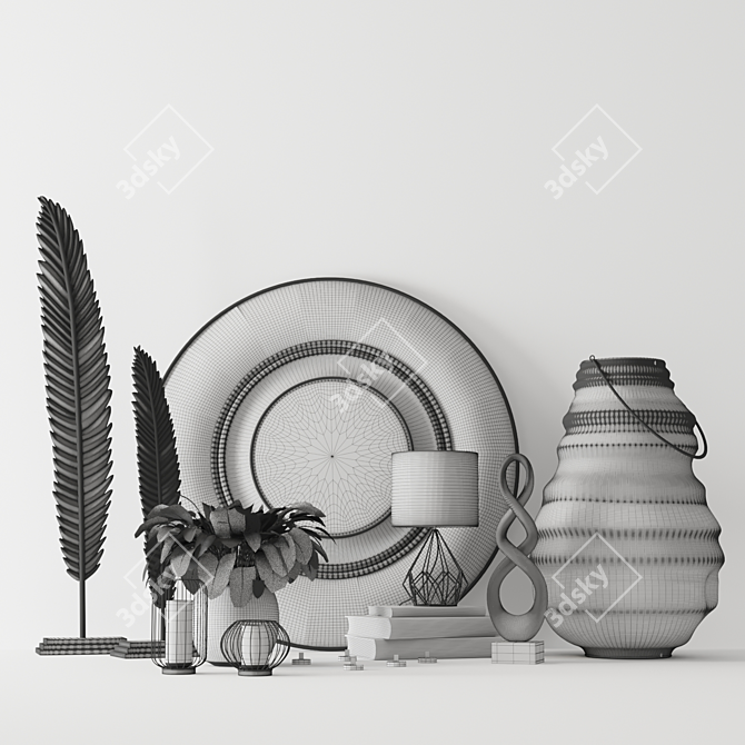 3DMax Decorative Set: Ready for Corona Render 3D model image 4