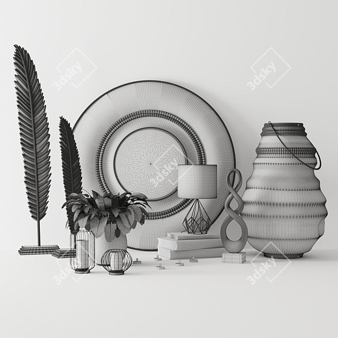 3DMax Decorative Set: Ready for Corona Render 3D model image 6