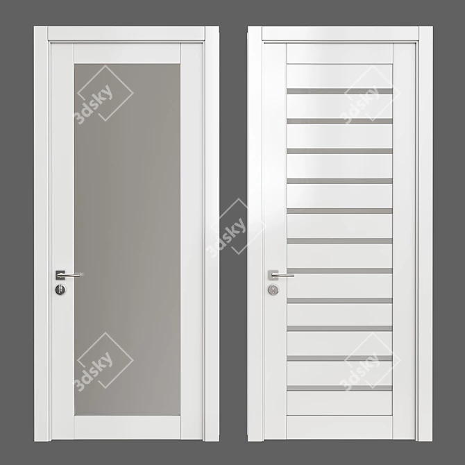 Modern Door Design: Door 11 3D model image 1