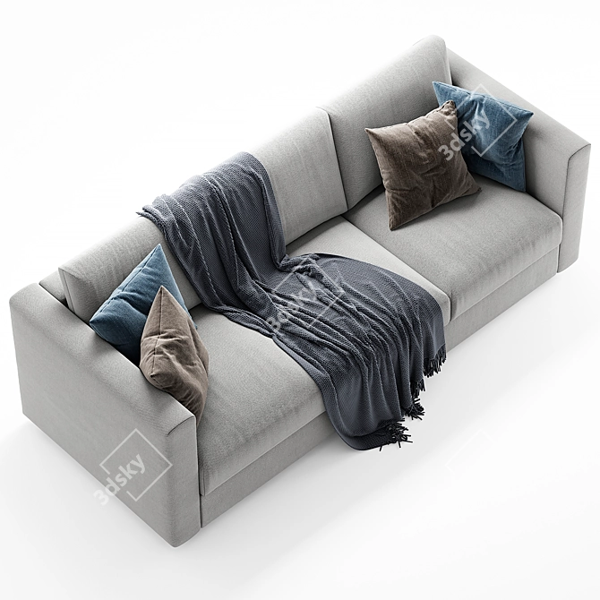 Elegant and Comfortable Ikea Finnala Sofa 3D model image 3