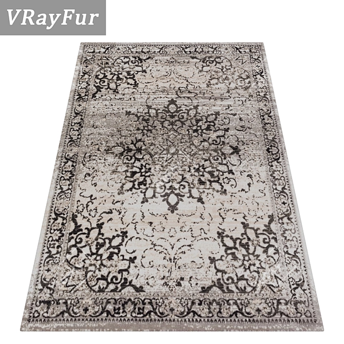 Luxury Texture Carpets Set 3D model image 2