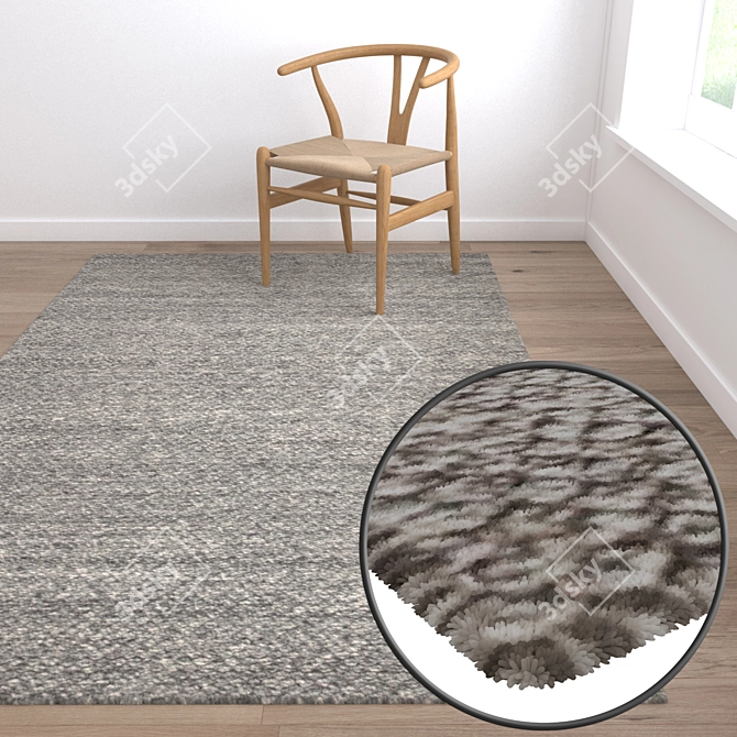 High-Quality Carpets Set: 3D Models 3D model image 5