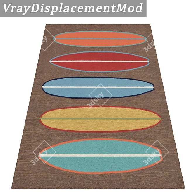 Premium Carpet Set 916 3D model image 3