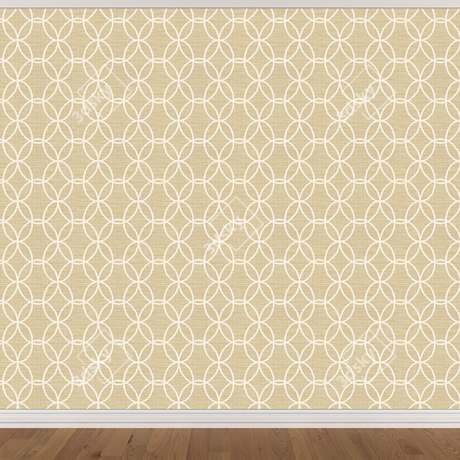 Seamless Wallpaper Set - 3 Colors 3D model image 2