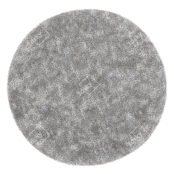 Modern Round Rug 06 3D model image 3