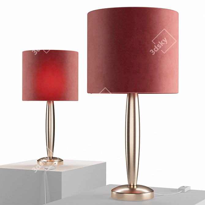 Askona Michel Table Lamp - Elegant Lighting Solution 3D model image 3